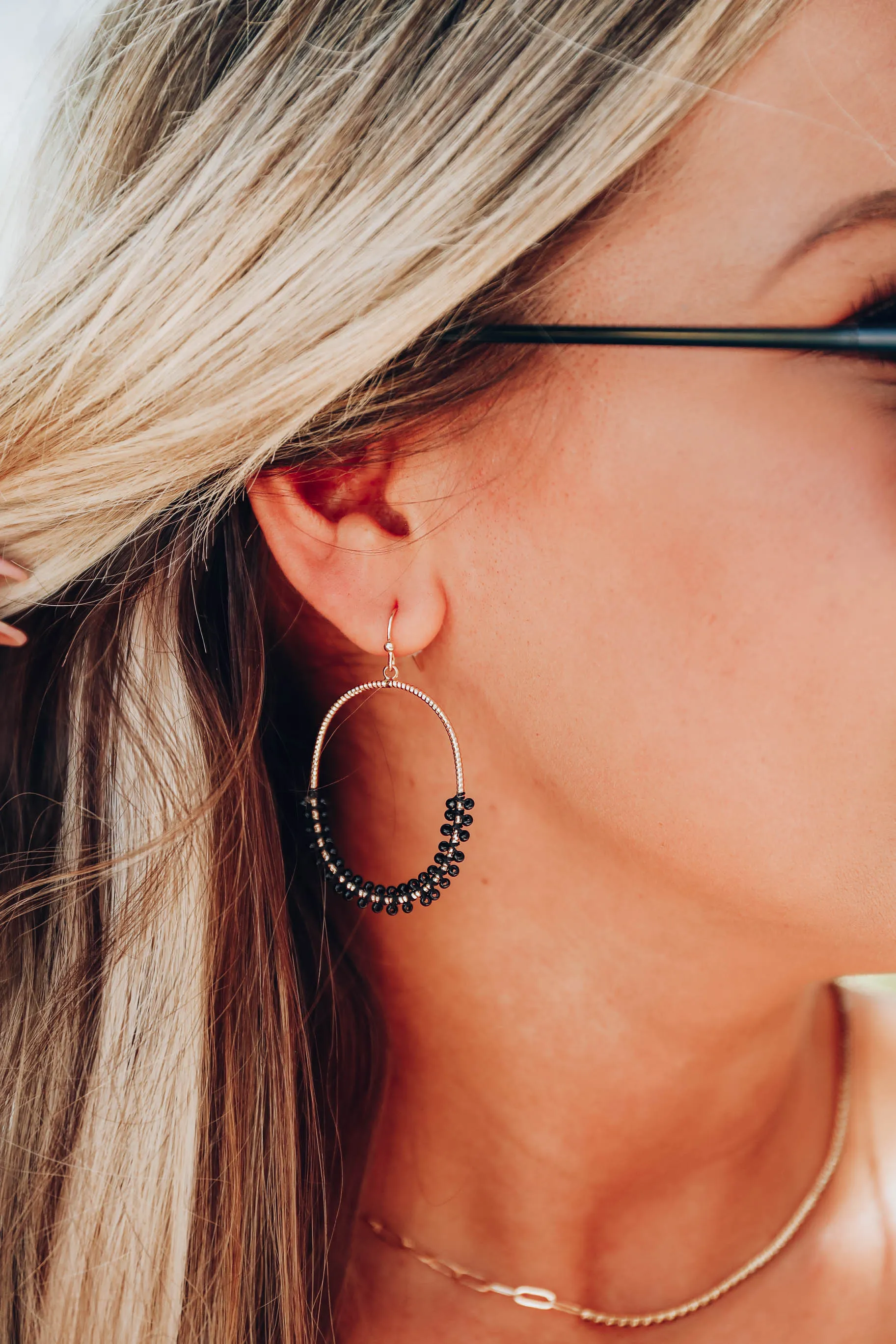 Cassia Earrings - Black