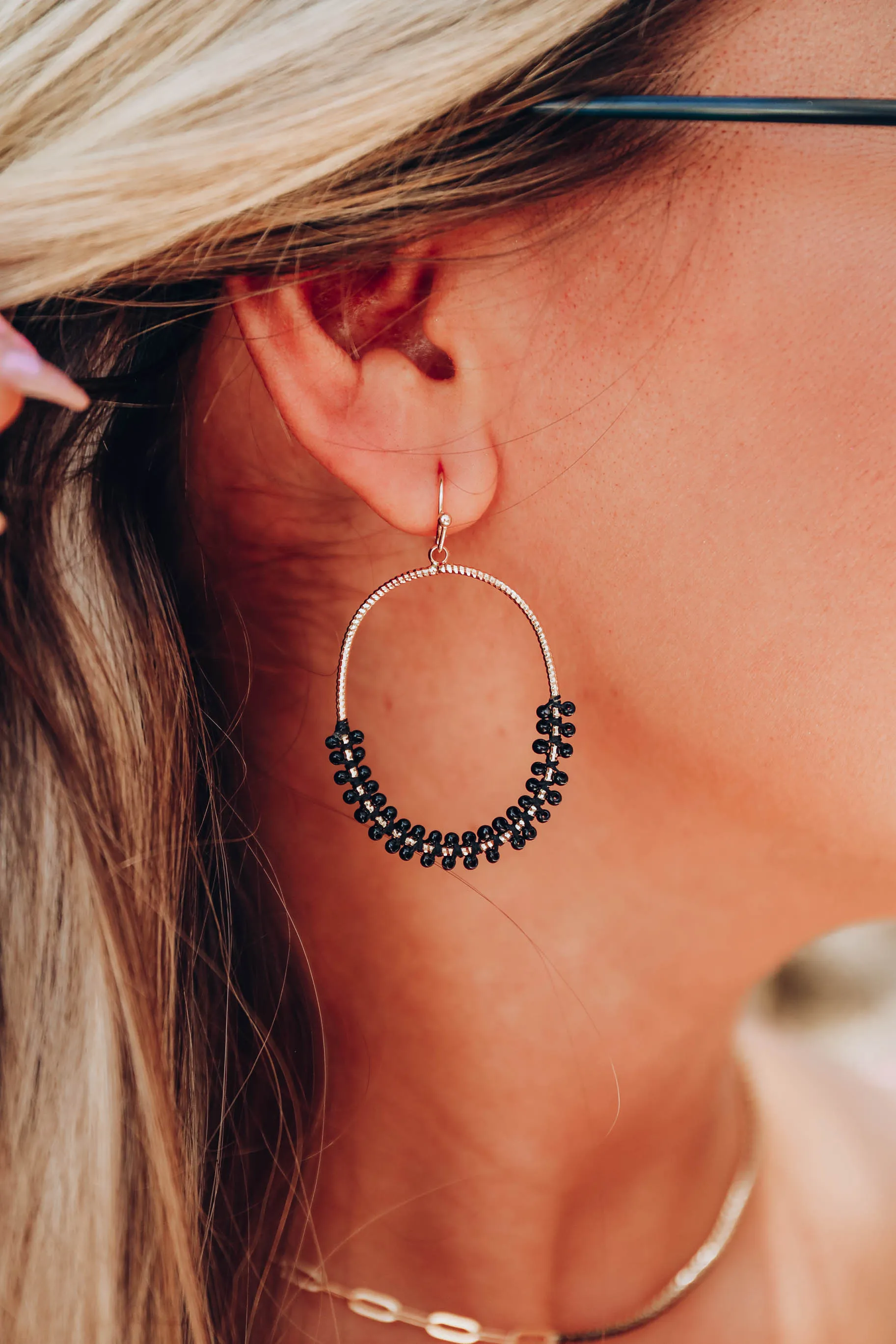 Cassia Earrings - Black