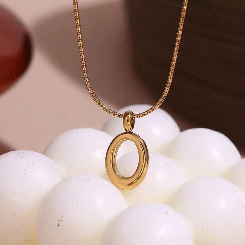 Chain O-shaped Necklace