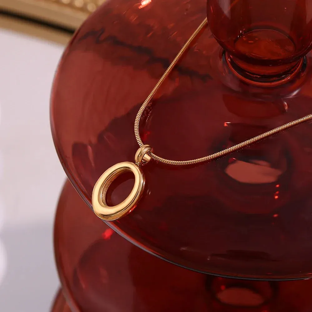 Chain O-shaped Necklace