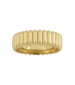 Chamfer Ring Gold