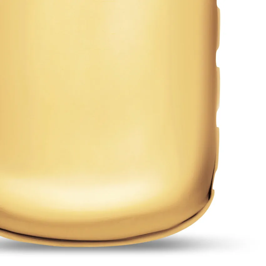 Chevron Tag in 18K Yellow Gold with Diamonds, 27mm