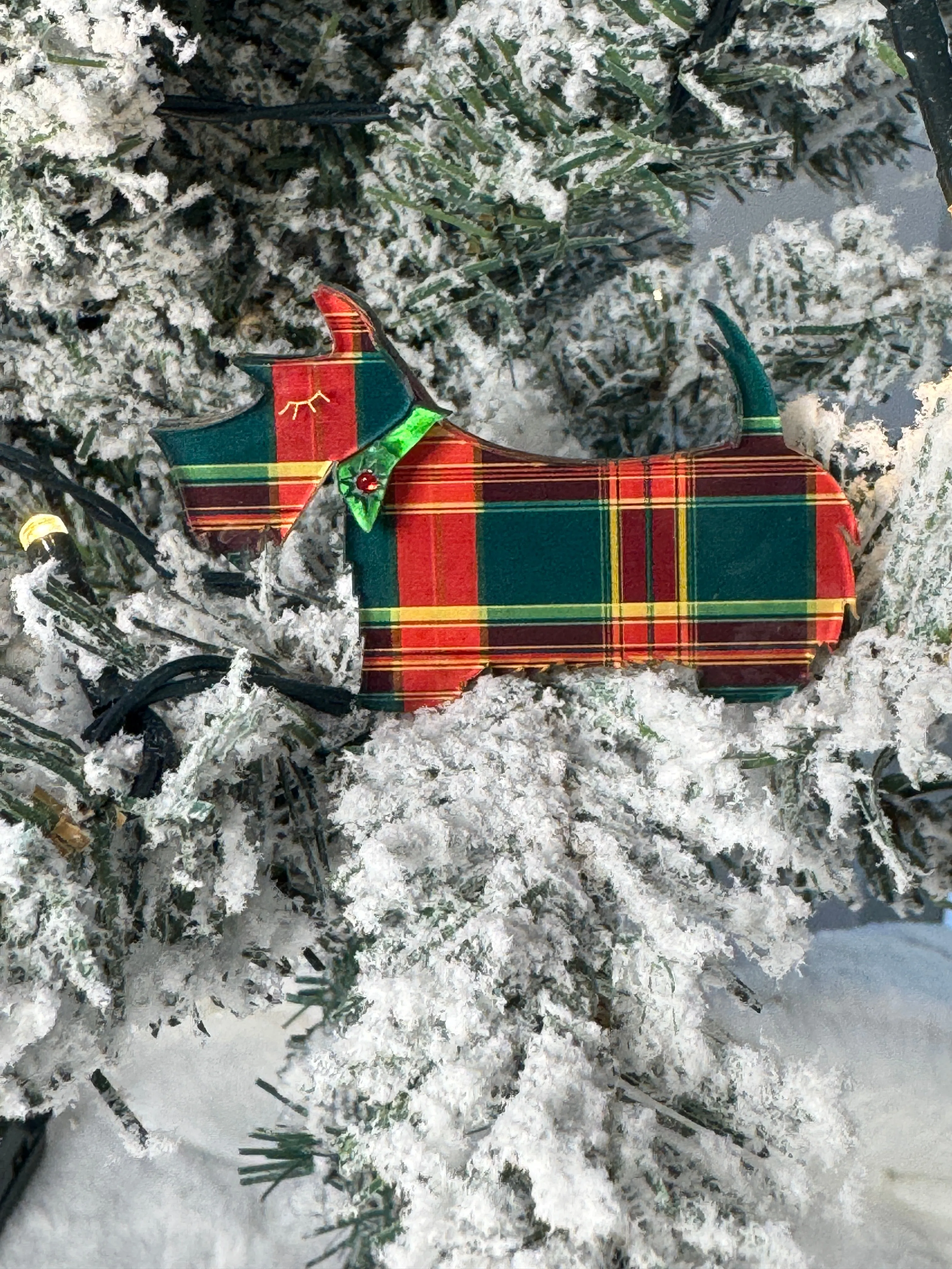 Christmas Scotty 2024 - Brooch - Set of 2