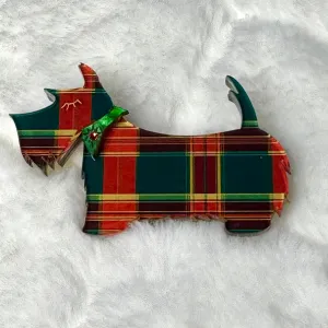 Christmas Scotty 2024 - Brooch - Set of 2