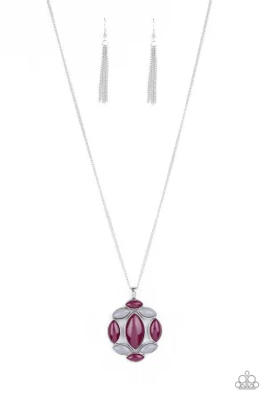 Chromatic Cache Purple Paparazzi Necklace