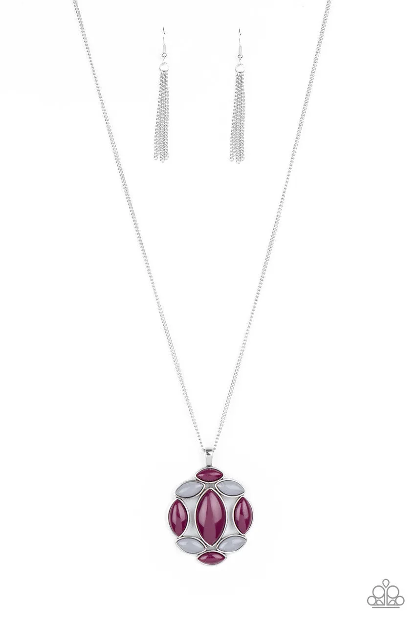 Chromatic Cache Purple Paparazzi Necklace