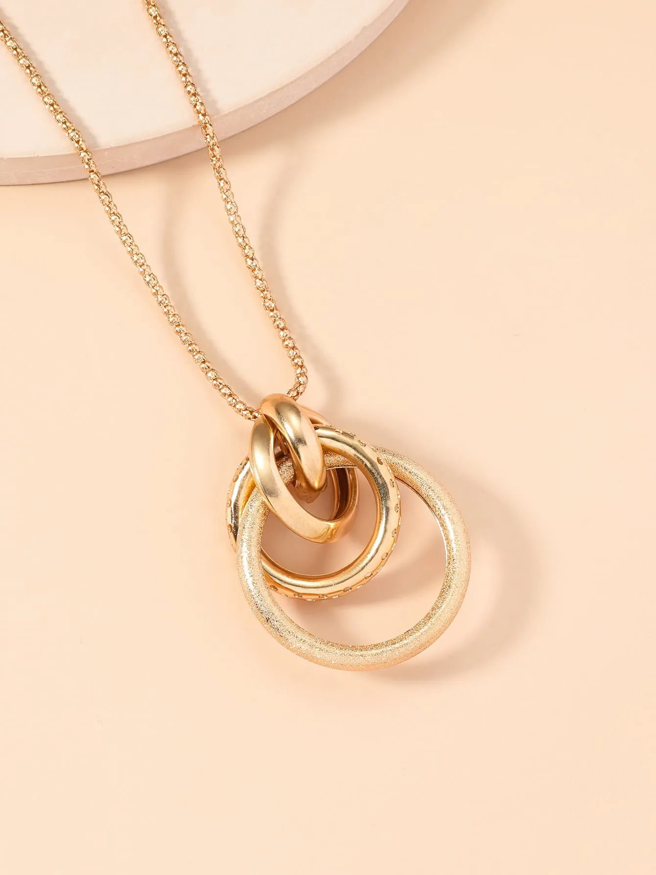 Circle Charm Necklace
