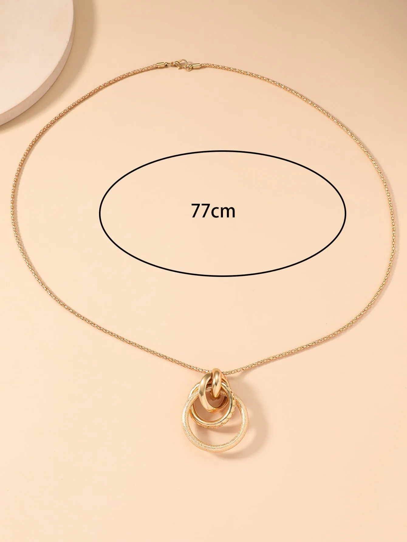 Circle Charm Necklace