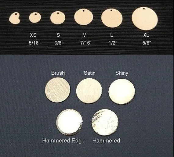 Circle Disc Earrings