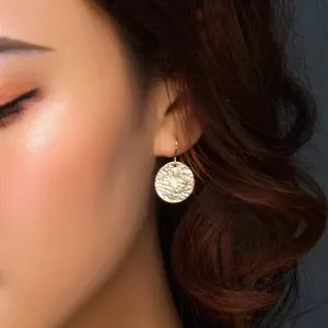 Circle Disc Earrings