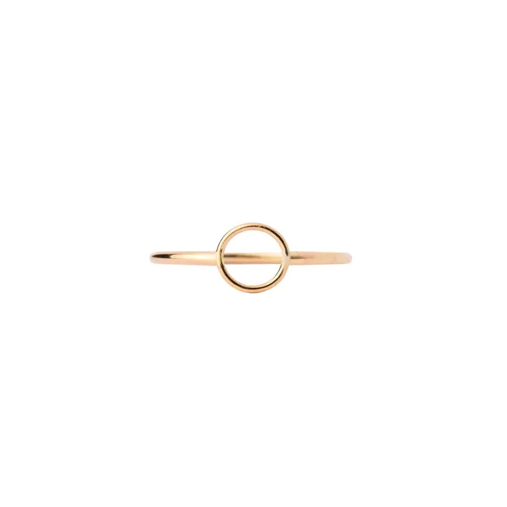 Circle Goldfill Stacking Ring
