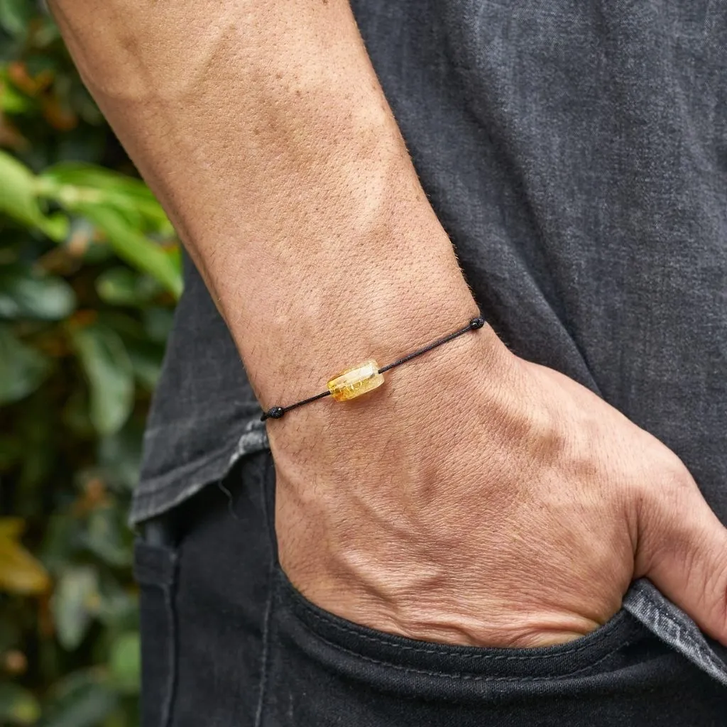 Citrine Tube Bracelet
