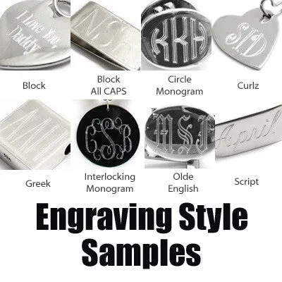 Classic 8" Thin Center Scored Section Link Stainless Steel Bracelet with Engravable Plate. Available in Gold and Steel.