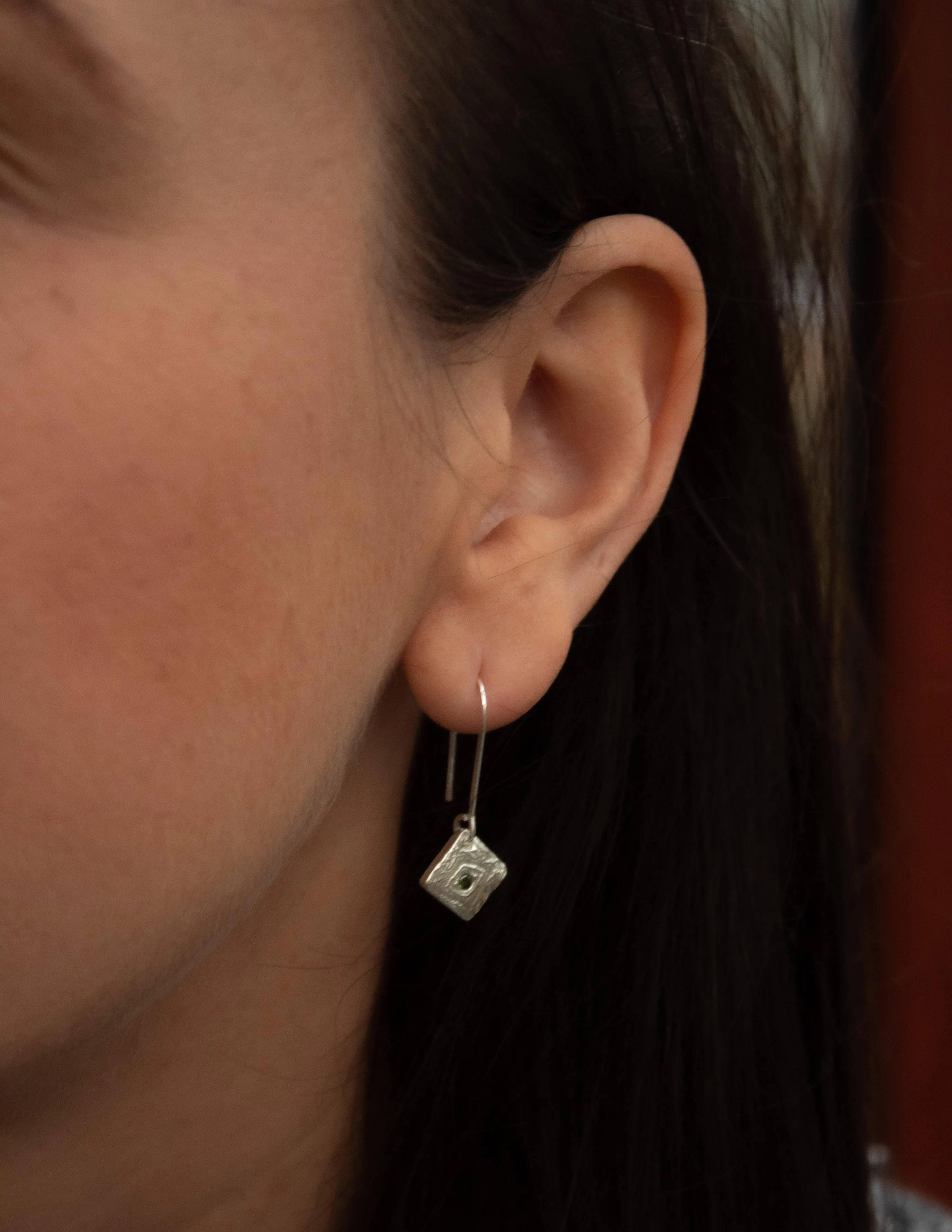 Cleo-Green Earrings