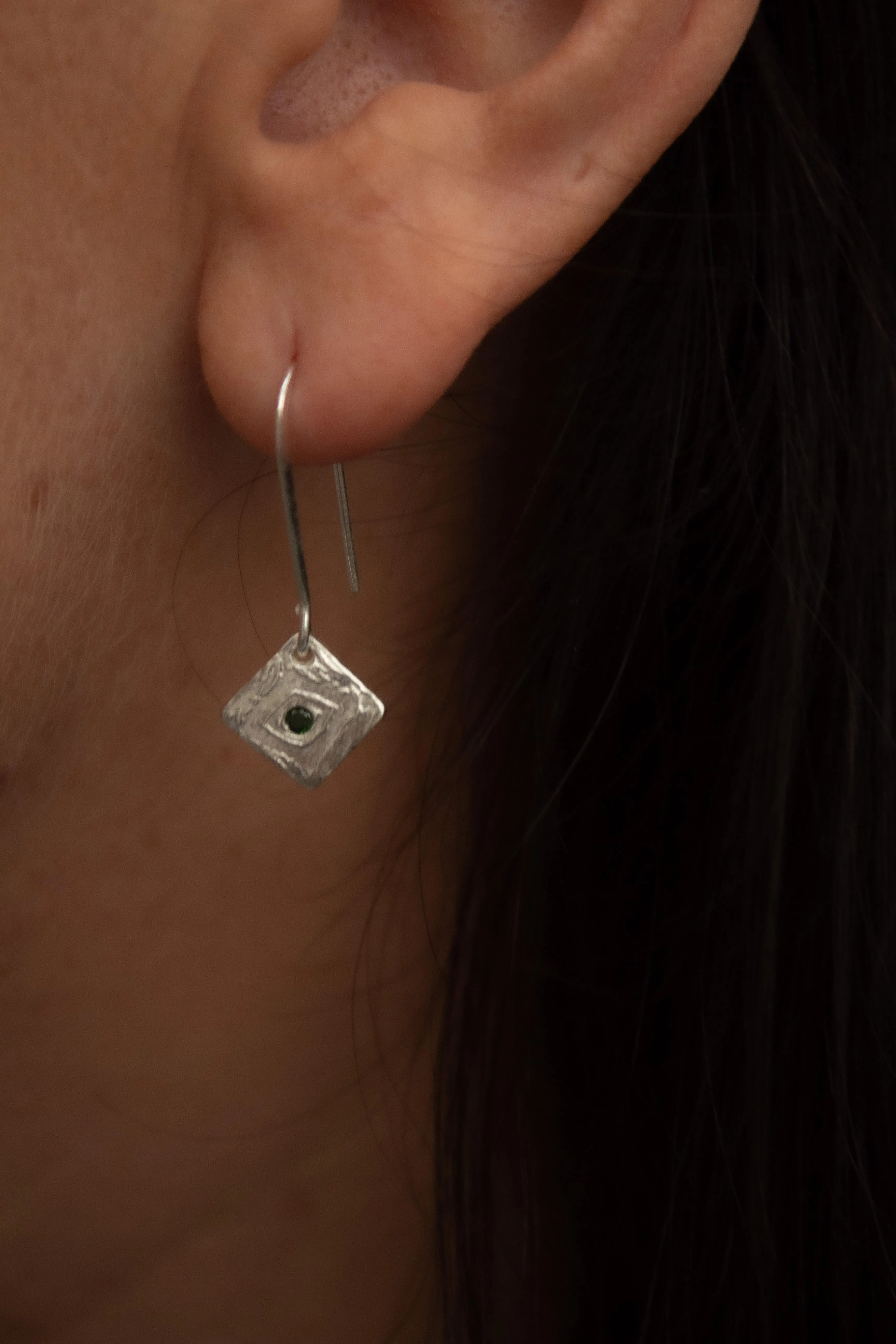 Cleo-Green Earrings