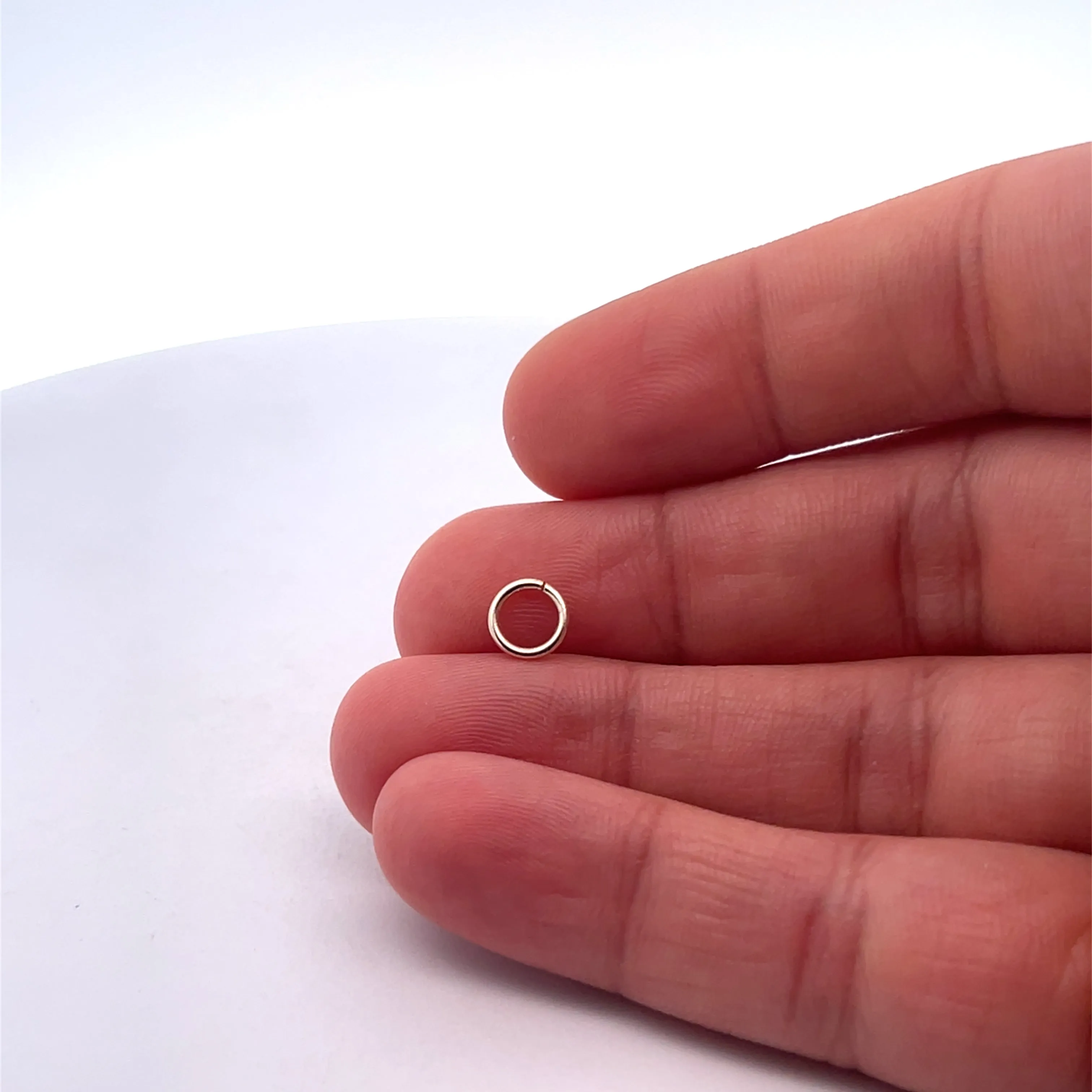 Closed Jump Rings 100-300 Pcs., E-coated Jump Rings, Gold & Silver Plated, 5-10mm.