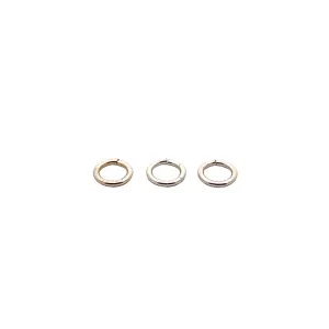 Closed Jump Rings 100-300 Pcs., E-coated Jump Rings, Gold & Silver Plated, 5-10mm.
