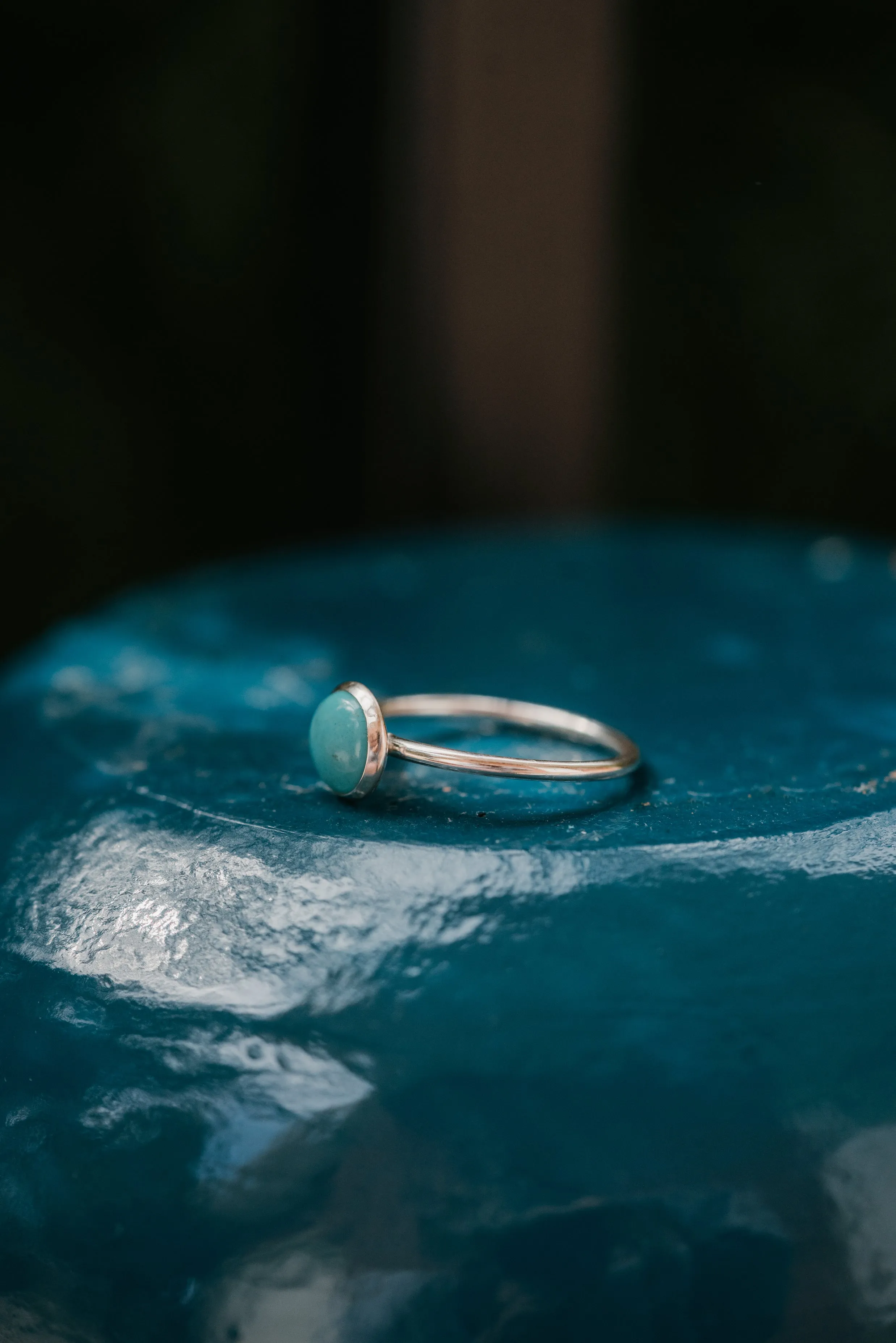 Collins Ring | 8 mm | Turquoise