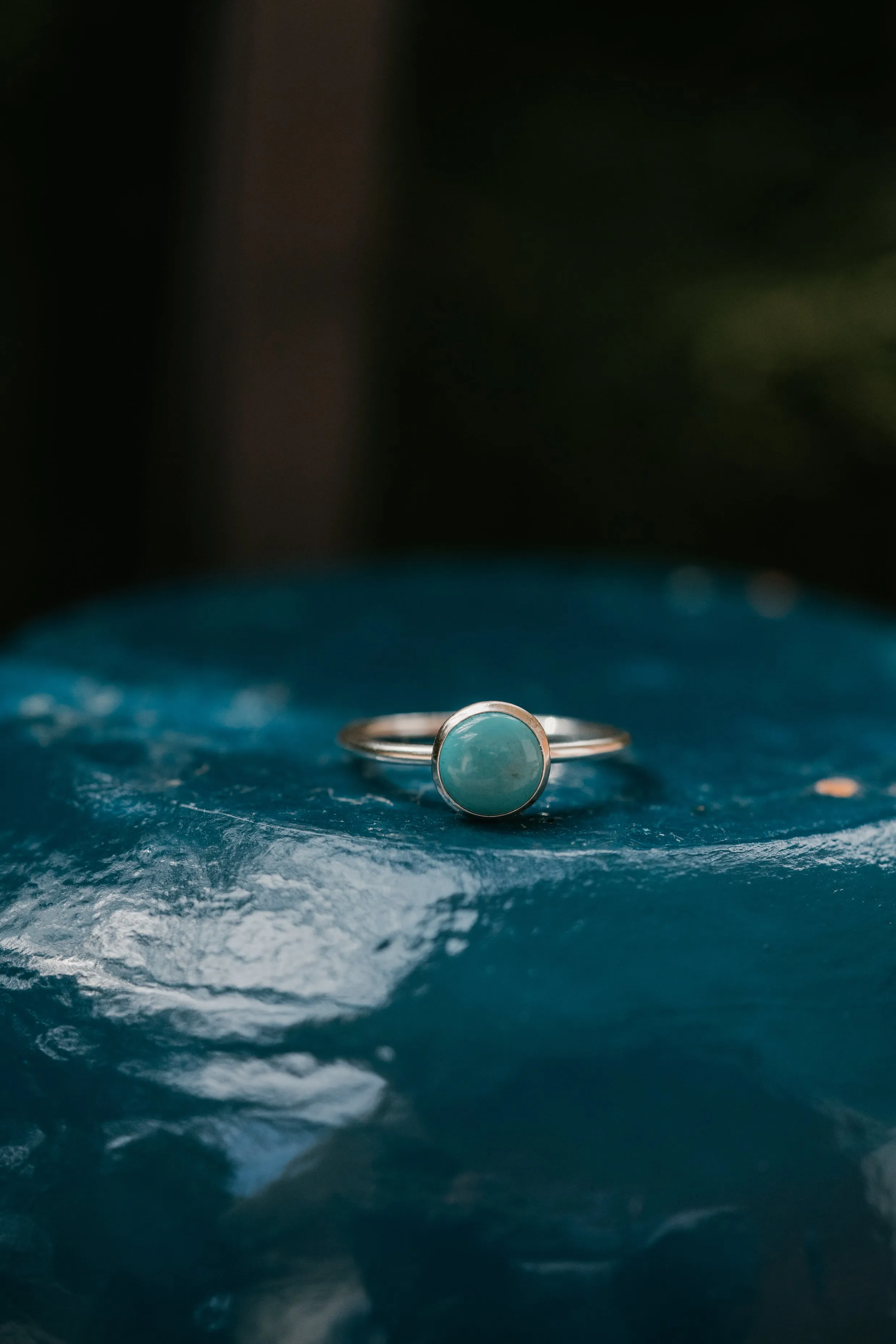 Collins Ring | 8 mm | Turquoise