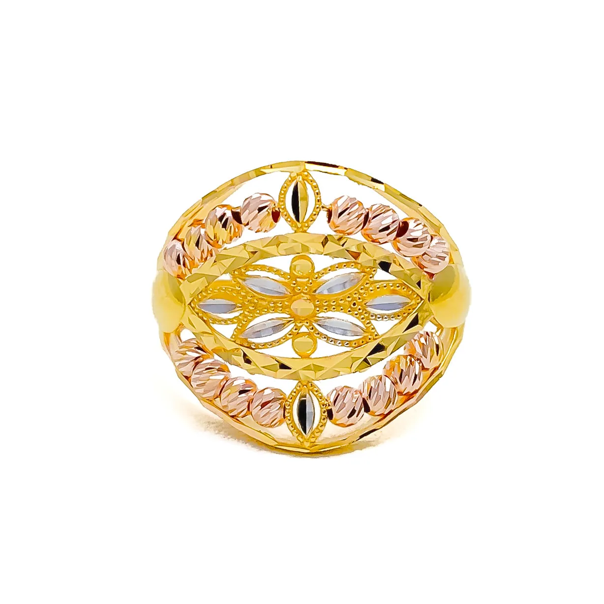 Colorful Artistic 22k Gold Ring