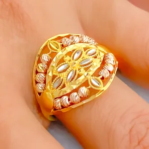 Colorful Artistic 22k Gold Ring