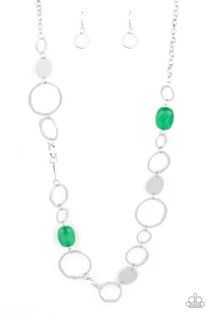 Colorful Combo Green Paparazzi Necklace