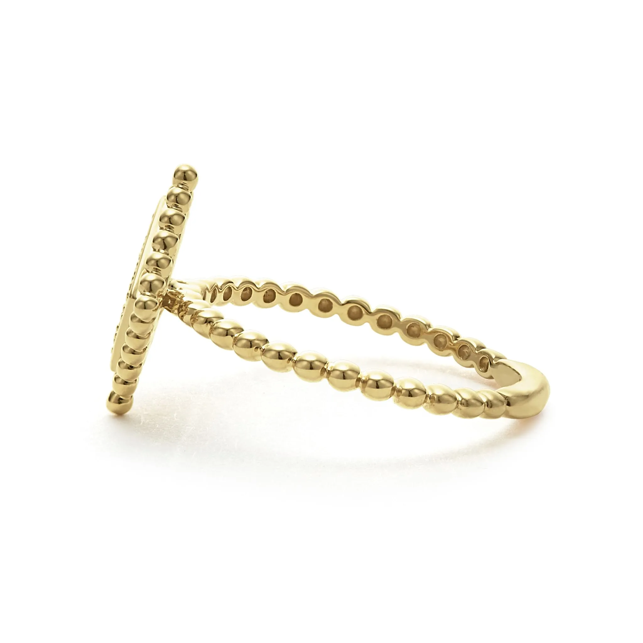 Covet Large 18K Gold Diamond Ring