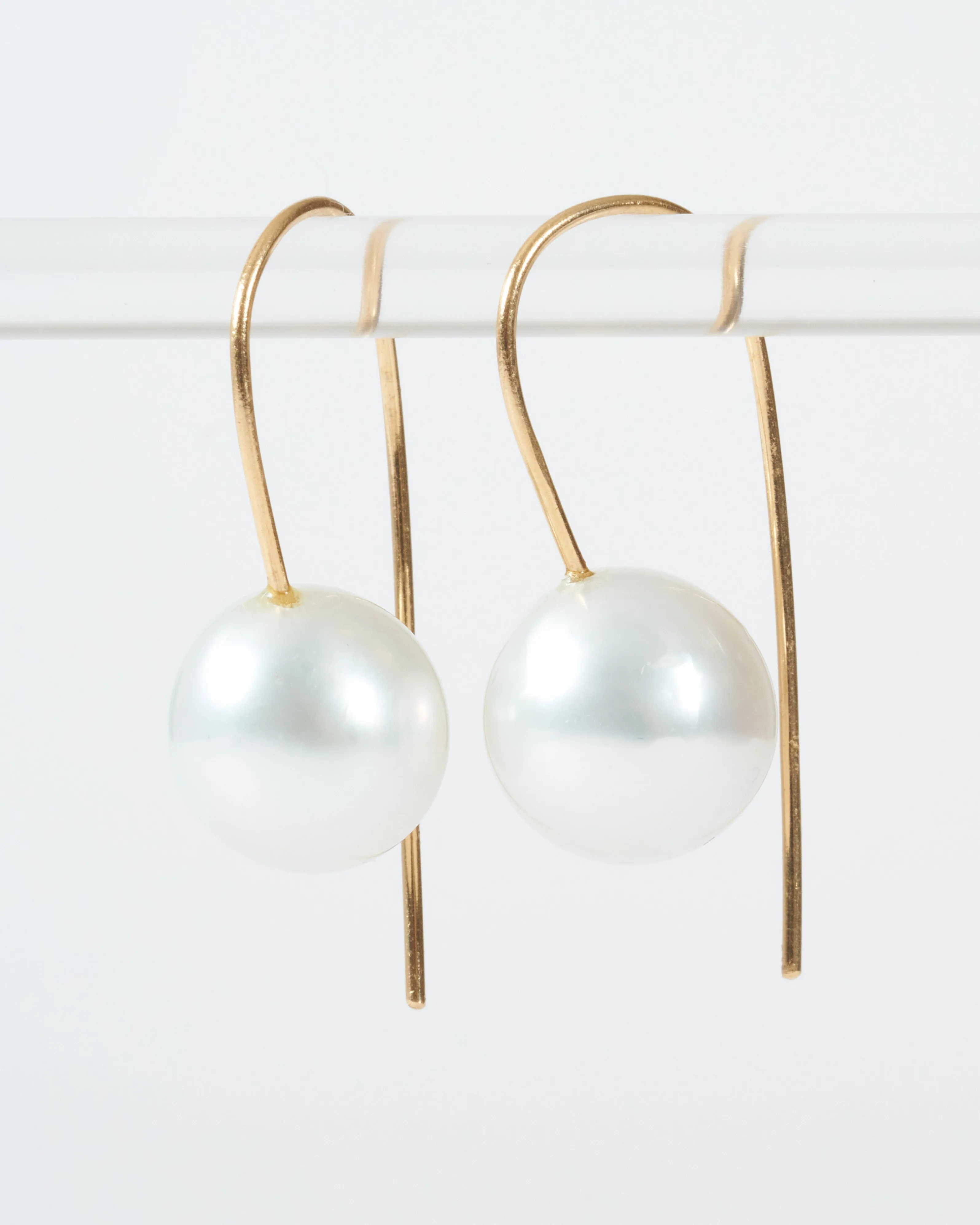 cream south sea pearl earrings