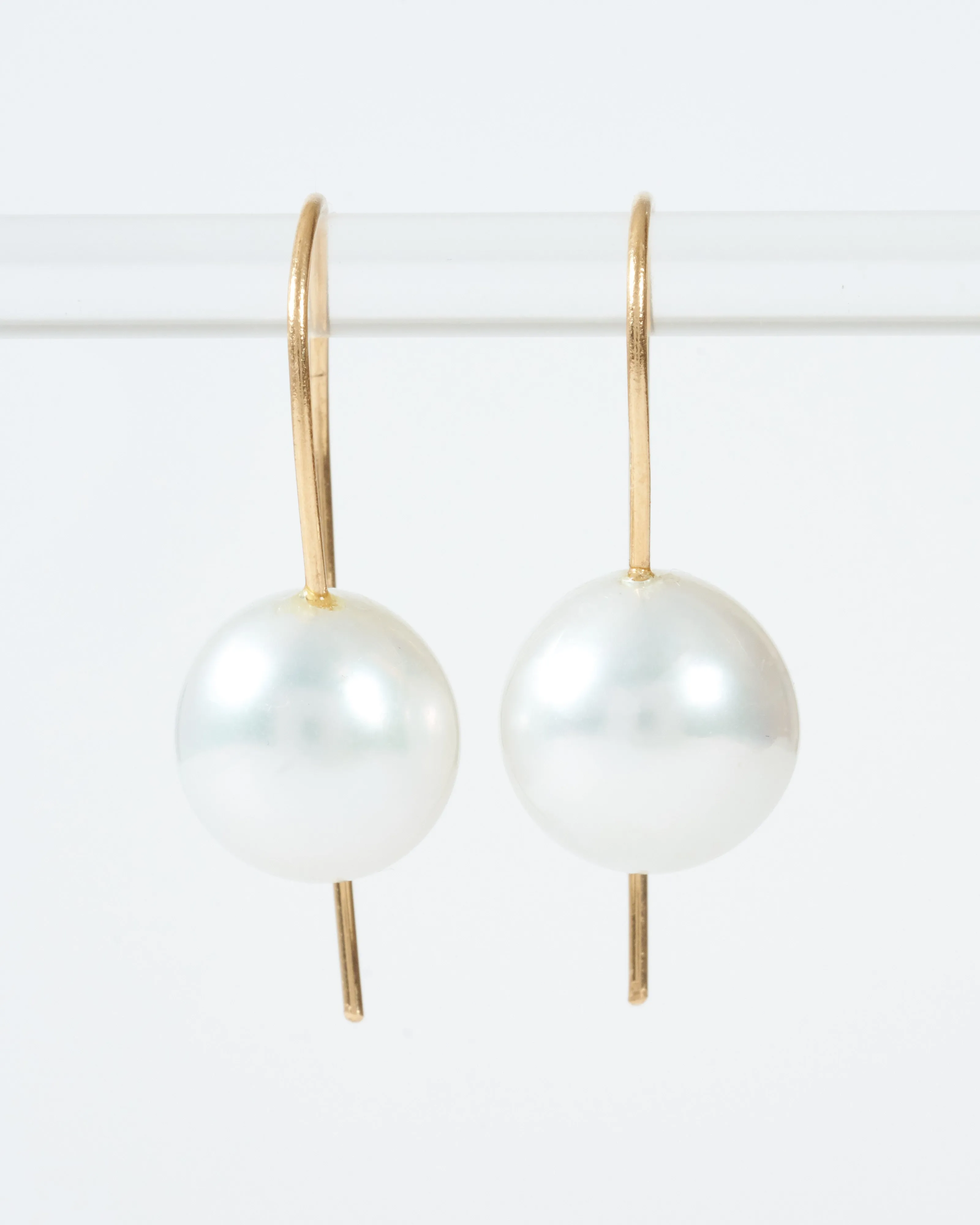 cream south sea pearl earrings