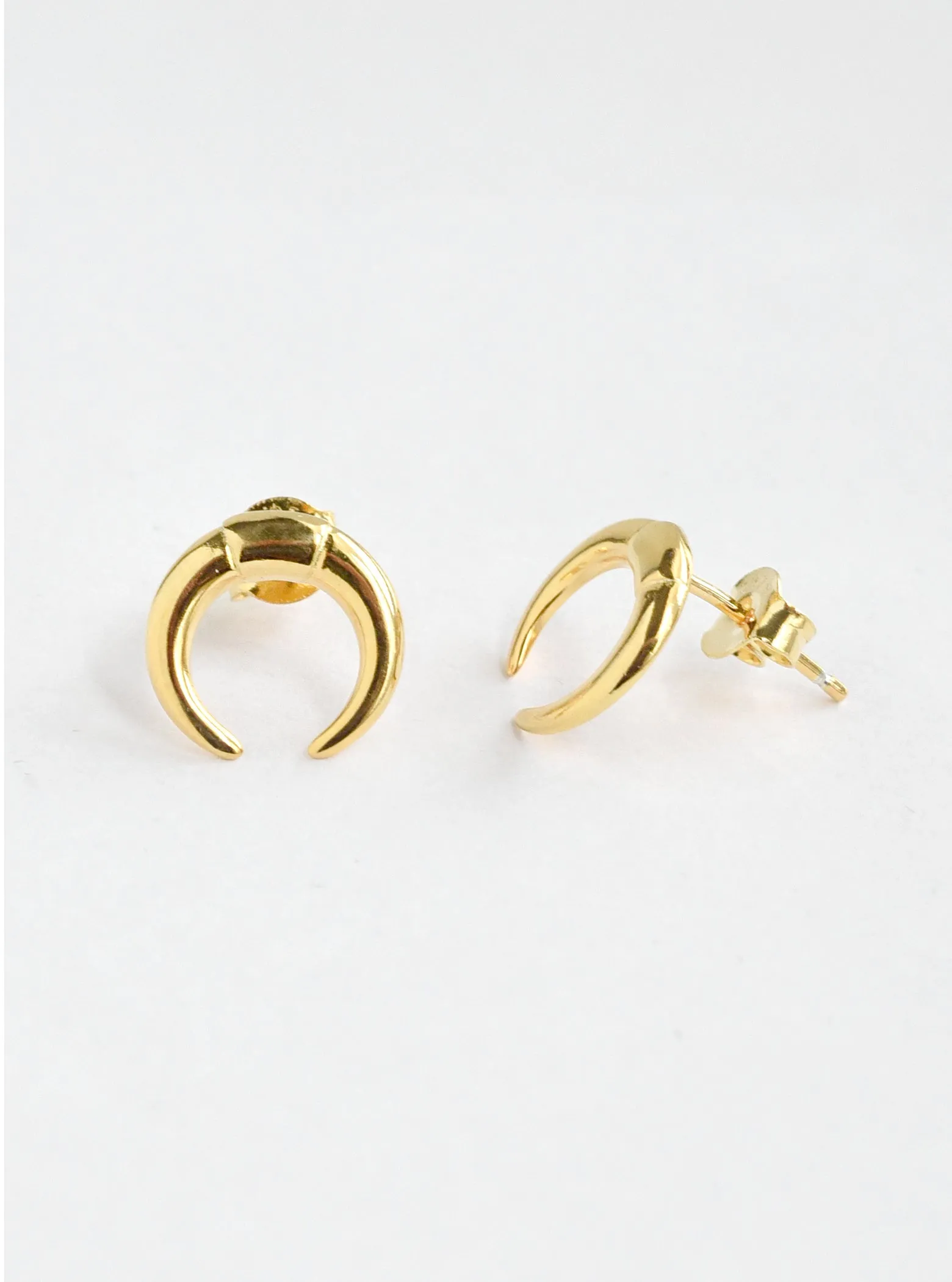 Crescent Horn Earrings