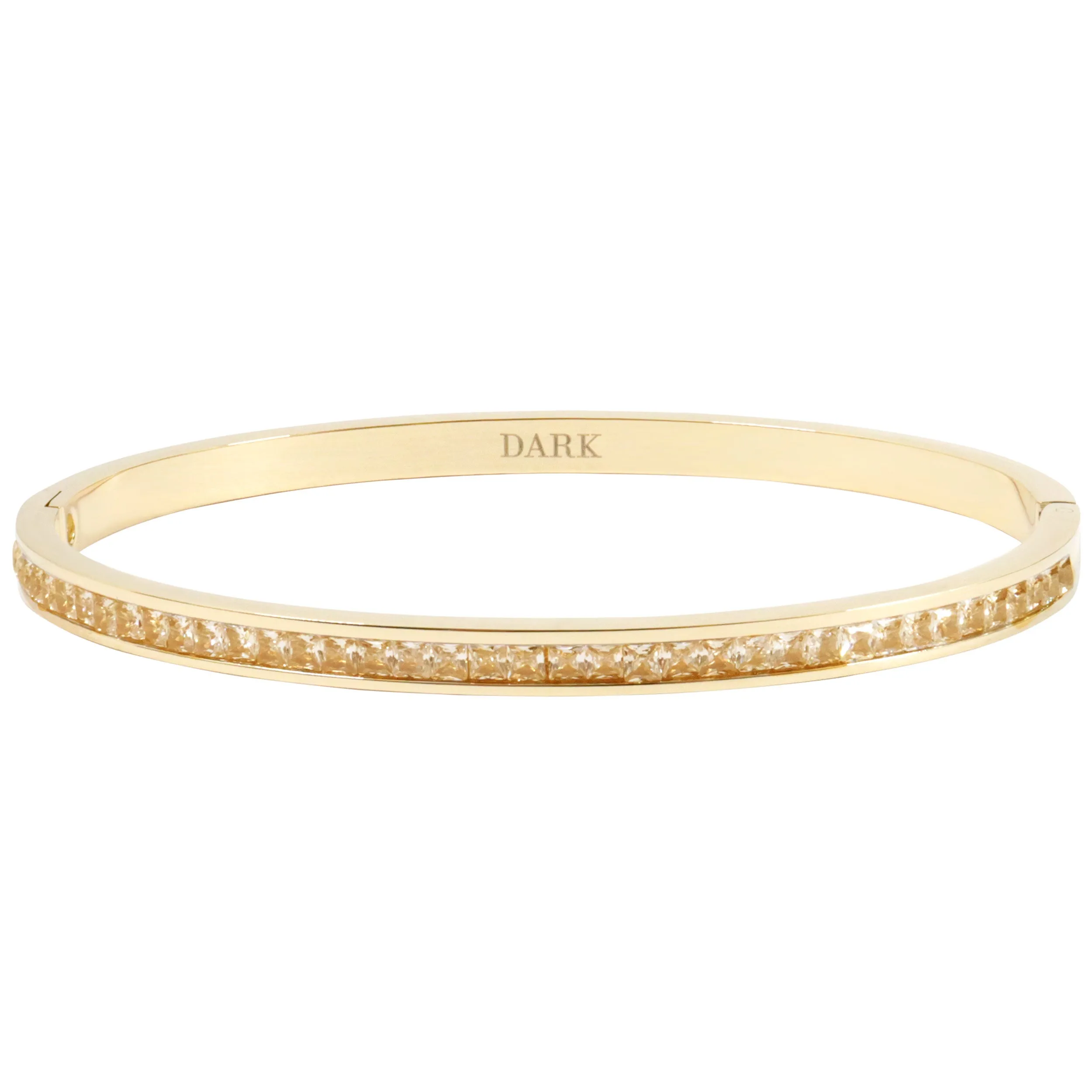 CRYSTAL BANGLE THIN CHAMPAGNE
