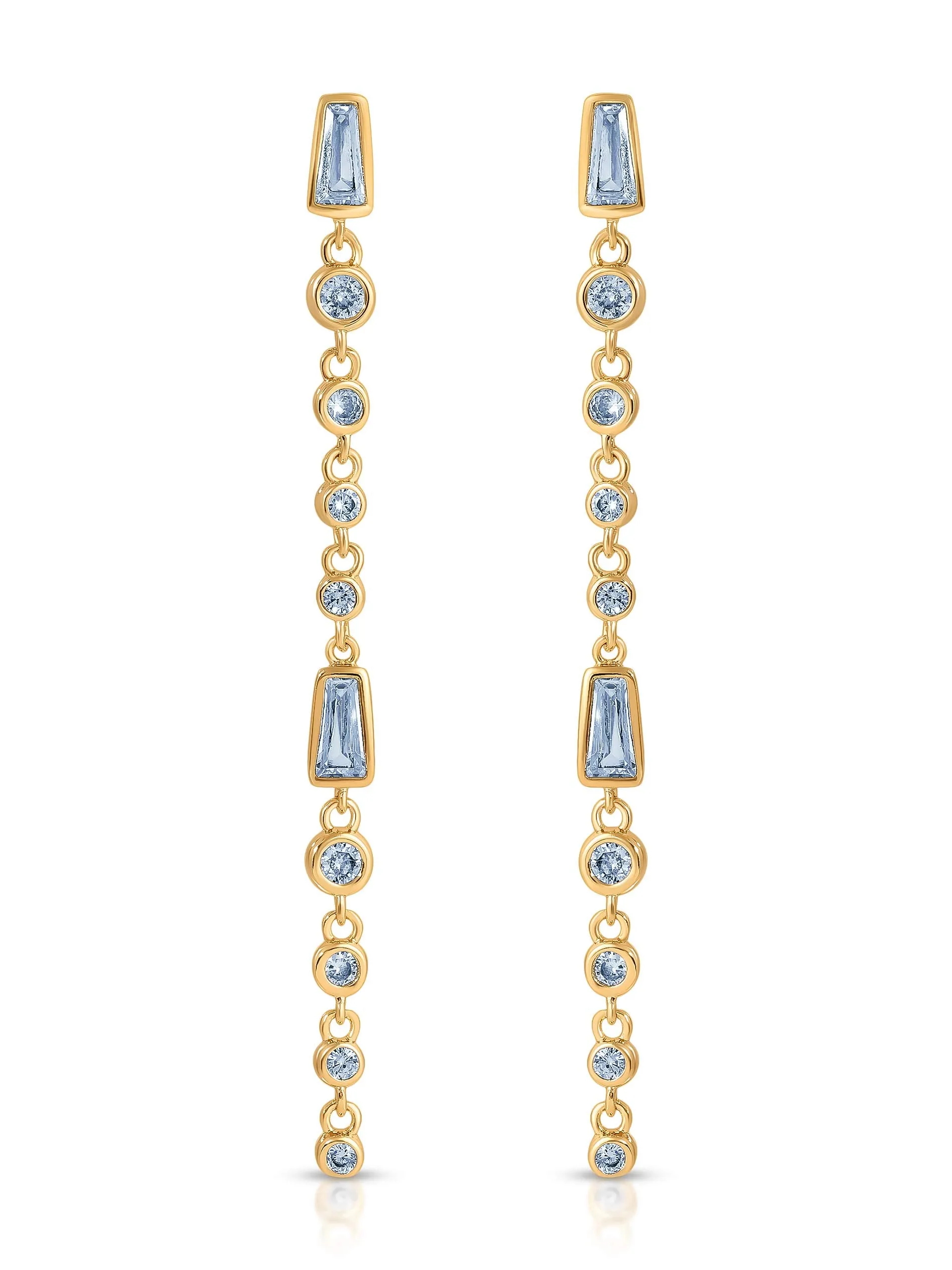 Crystal Linear Earrings