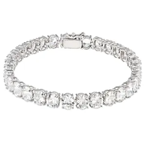 Cubic Zirconia 925 Sterling Silver Tennis Bracelet Jewelry