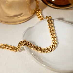 Curb Chain Gold Anklet