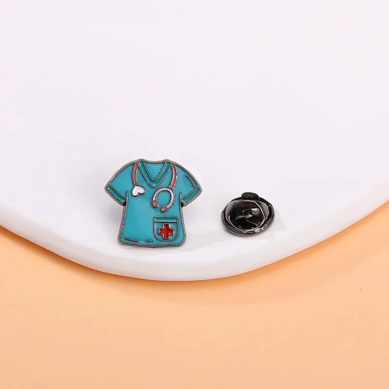 Cute Cartoon Medical Items Collection Enamel Brooch Creative