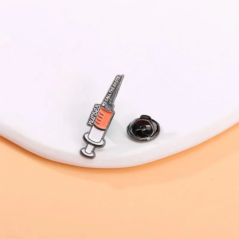 Cute Cartoon Medical Items Collection Enamel Brooch Creative