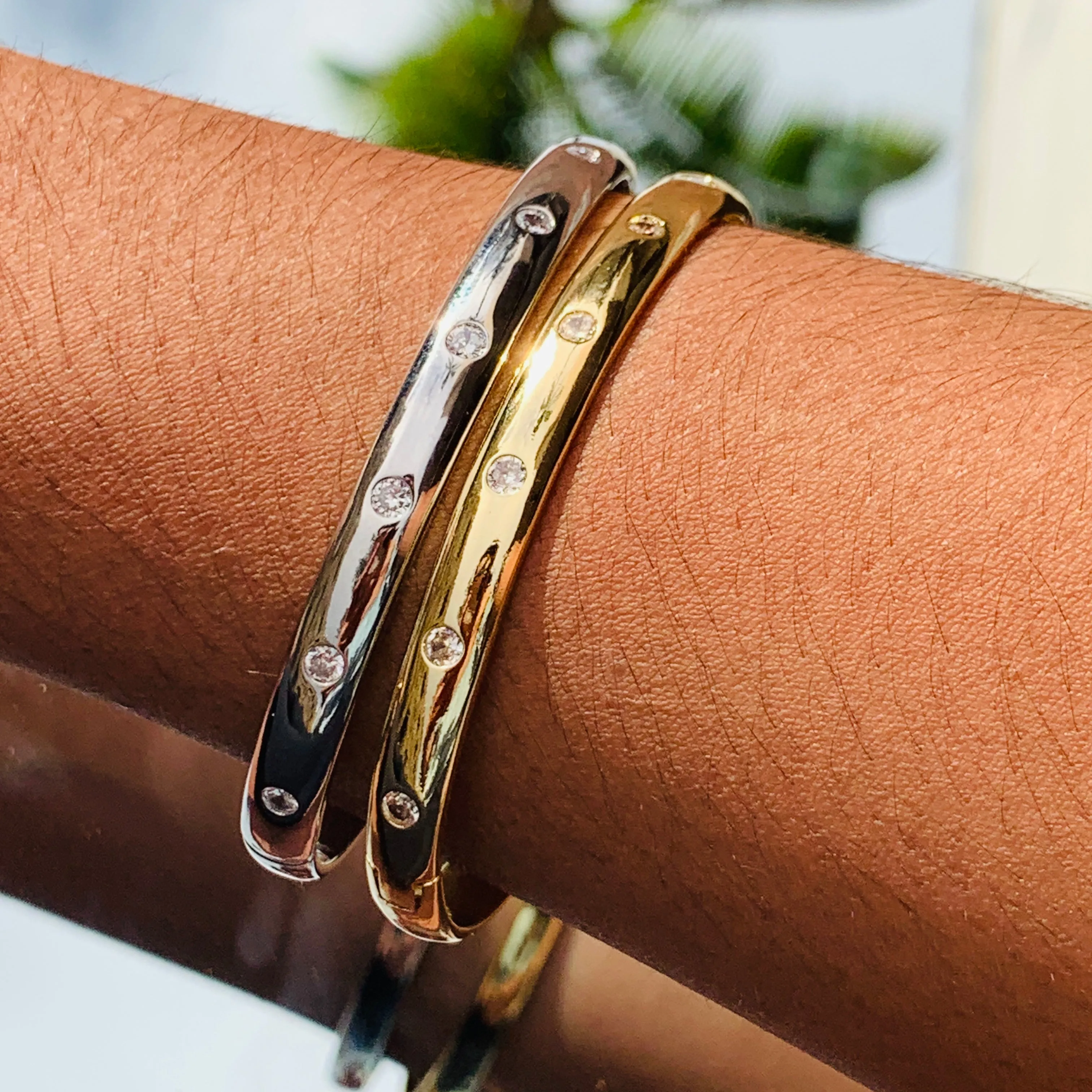 CZ Bangle Bracelet