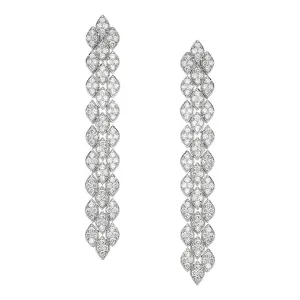 Darcy White Diamond Chandelier Earrings