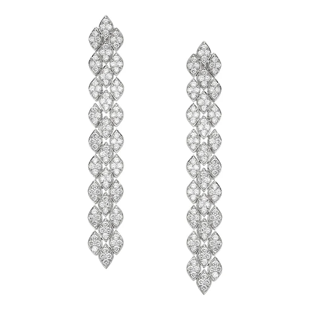 Darcy White Diamond Chandelier Earrings