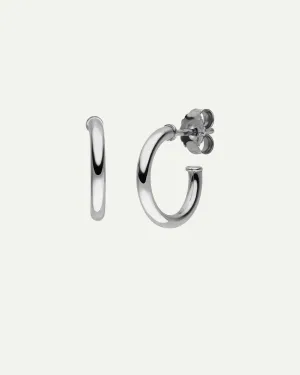 DEAR DARLING BERLIN ESSENTIAL HOOP EARRINGS SMALL SILVER