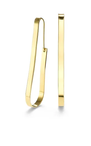 Dew frontal linear drop earring