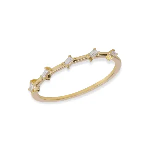 Diamond Baguette Whisper Stacking Ring