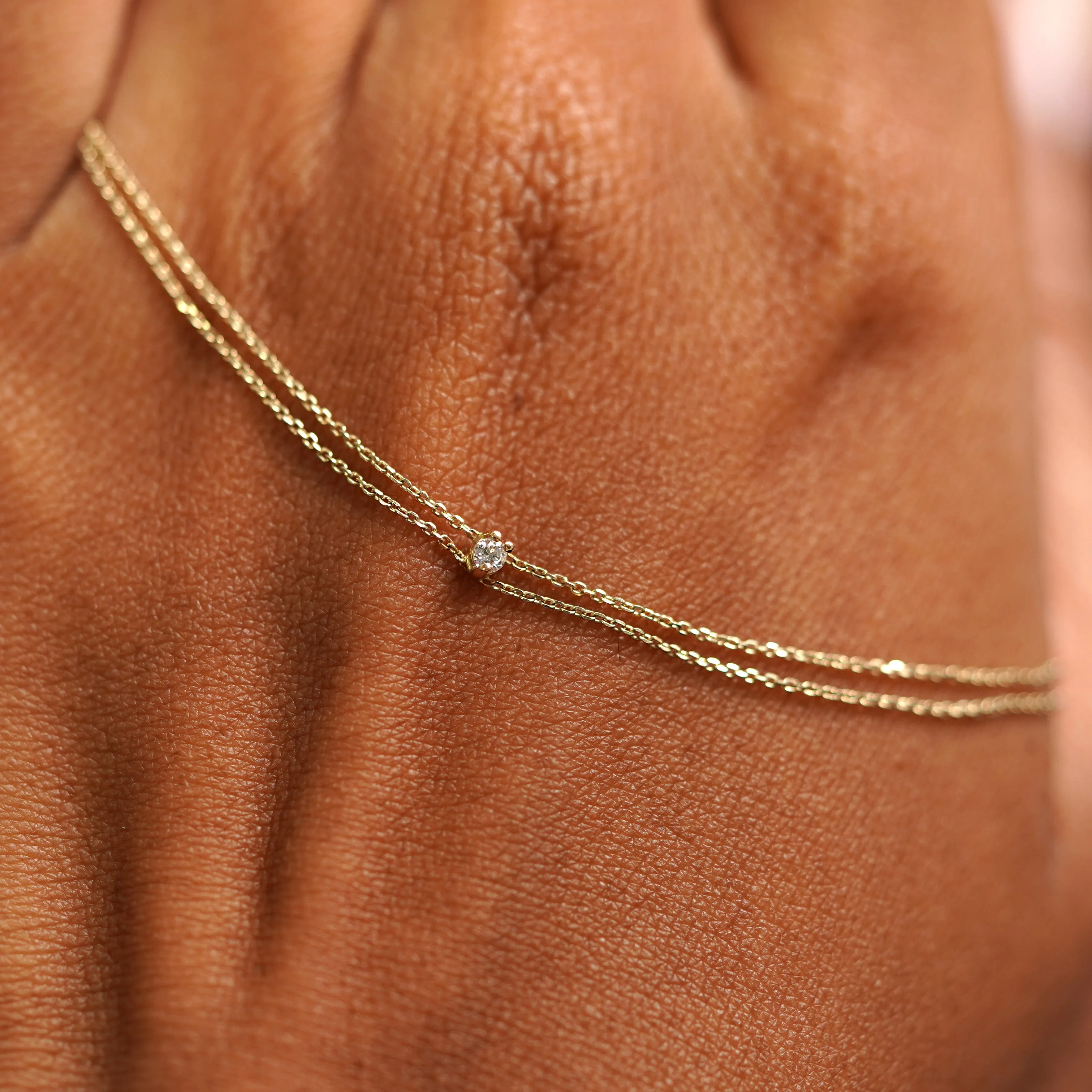 Diamond Cable Bracelet