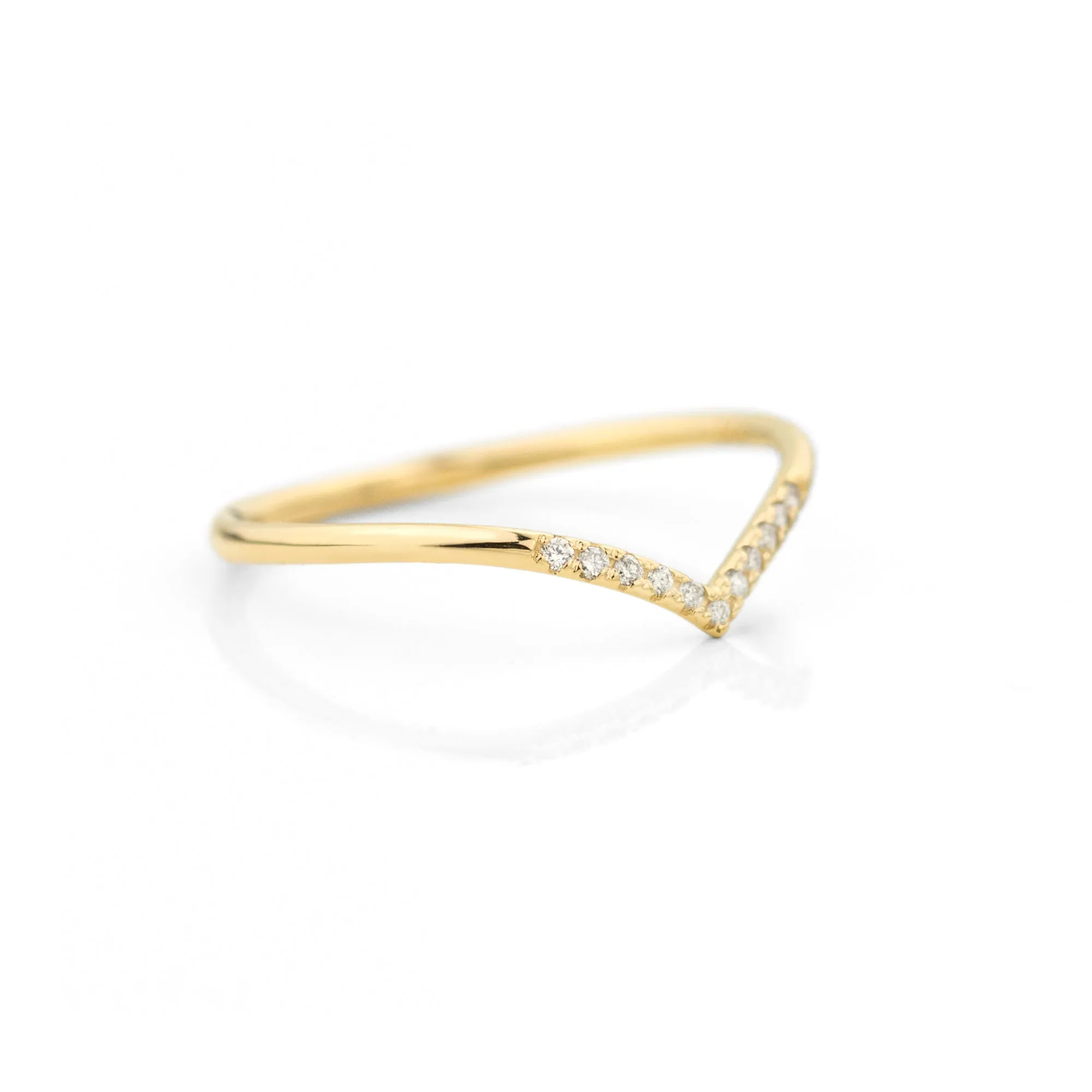 Diamond Chevron Ring