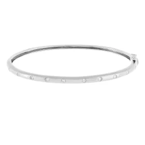 Diamond Multi Stone Bangle 14K