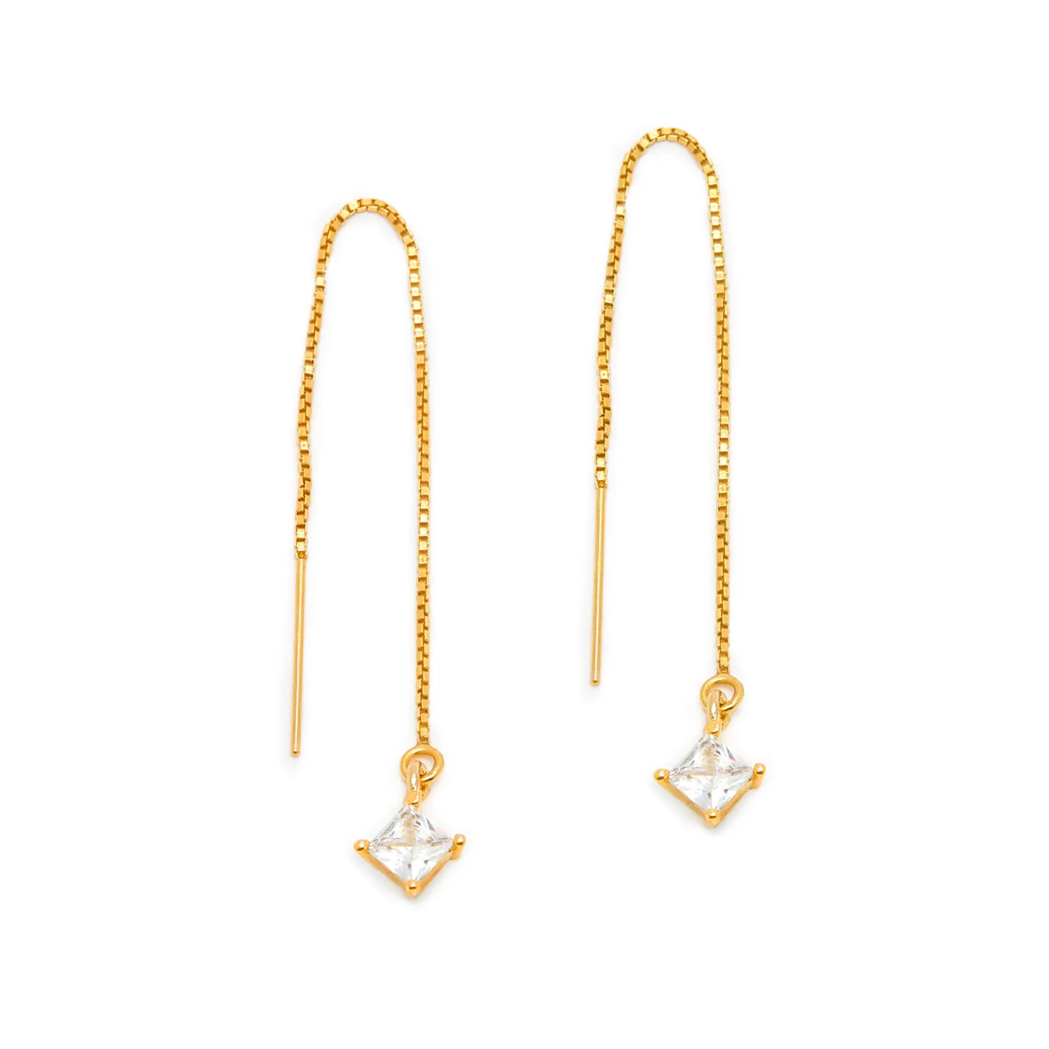 Diamond Threader Earrings