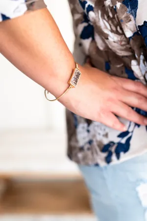 Do A Good Turn Snake Print Bracelet