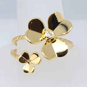 Double Flower Ring