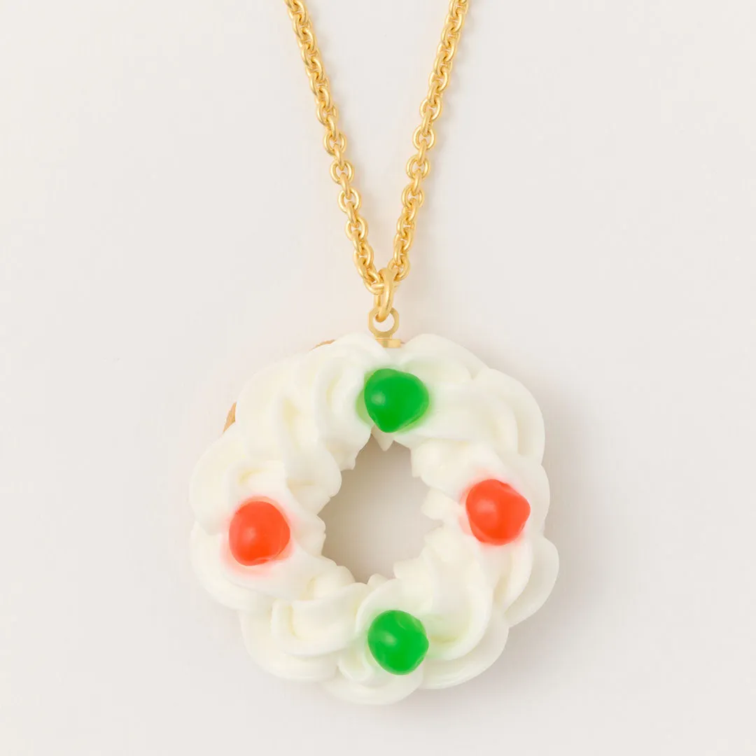 Drained Cherry Cake Necklace (Milk)【Japan Jewelry】