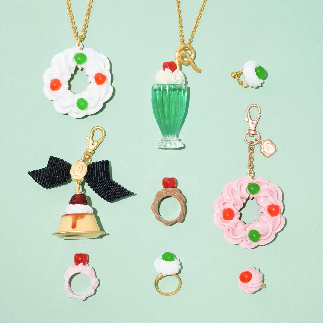 Drained Cherry Cake Necklace (Milk)【Japan Jewelry】
